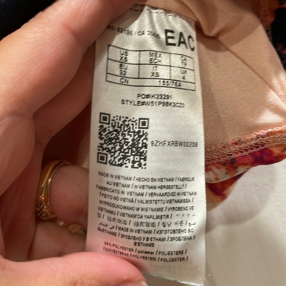 Guess Tropical Ruched Halter Top XS - Picture 4 of 10